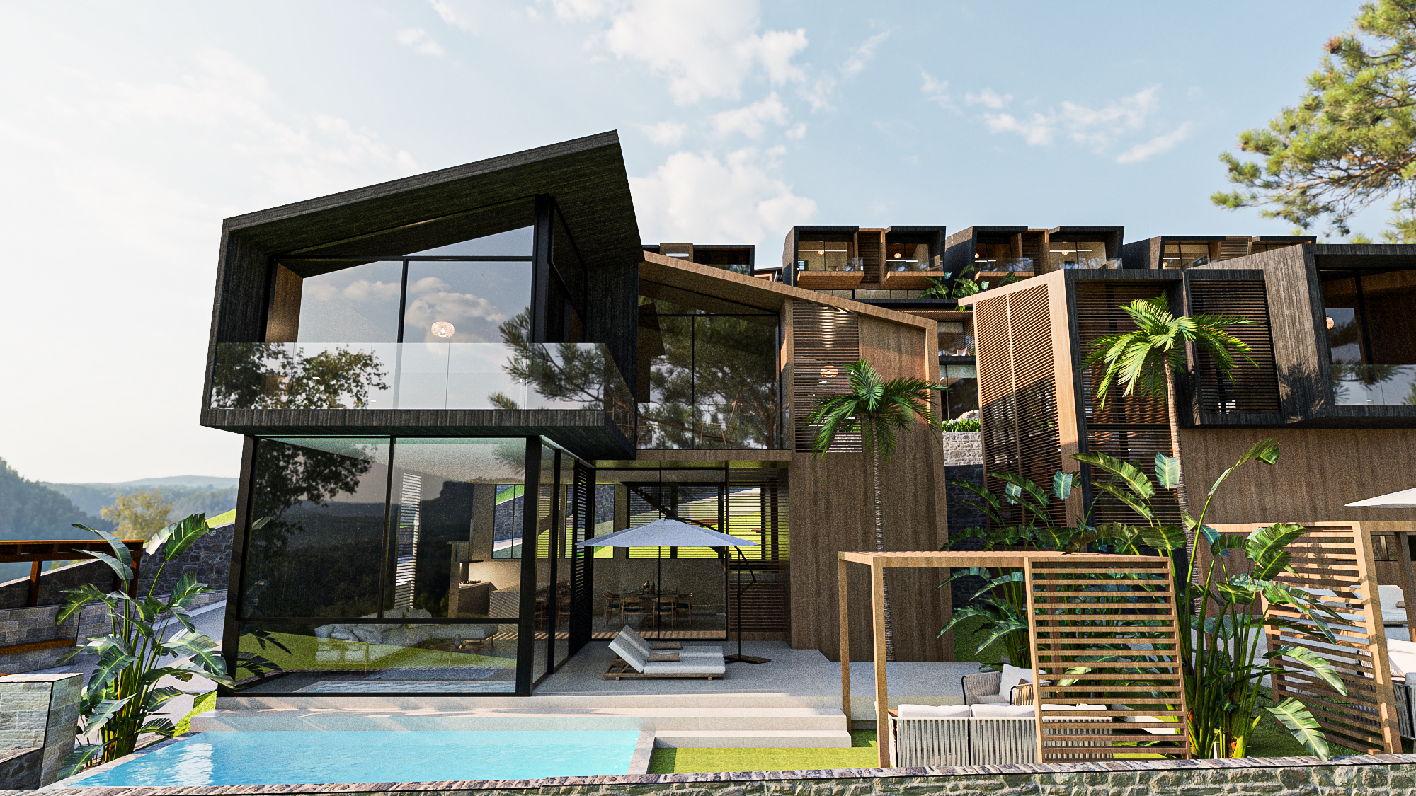 Facade — Villa 1